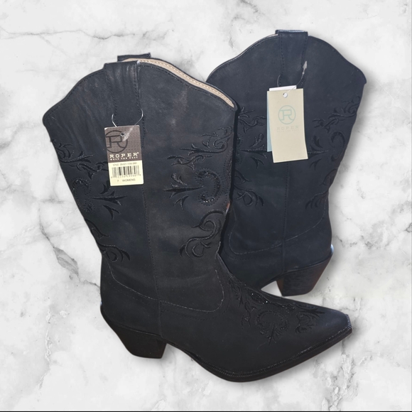 Roper Shoes - ROPER Women's Black Western Boots